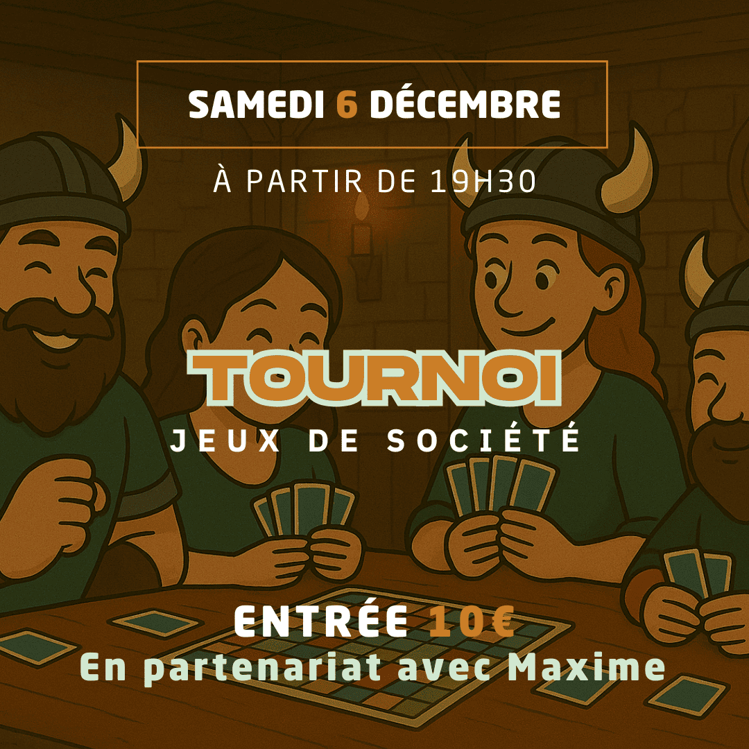 Tournoi - Jeux de société