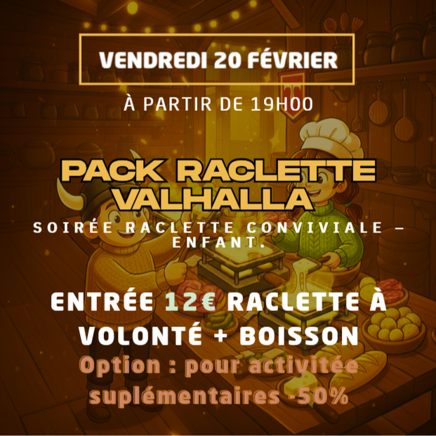 Pack Raclette Valhalla - Enfants