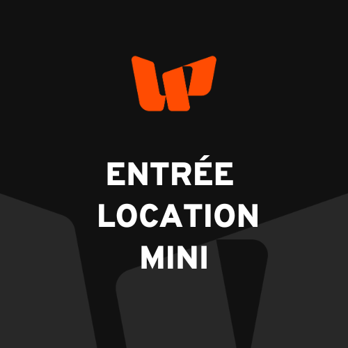 Entrée Journée AVEC LOCATION Mini