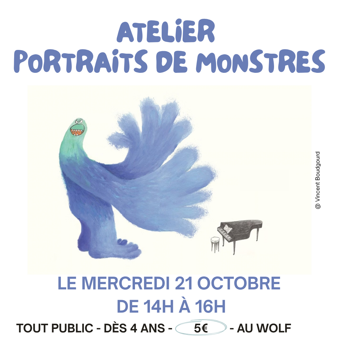 Atelier Portraits de monstres - COMPLET