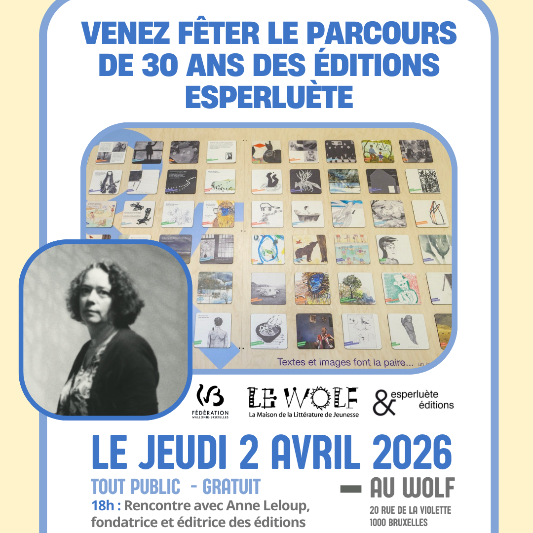 Venez fêter le parcours de 30 ans des éditions Esperluète !