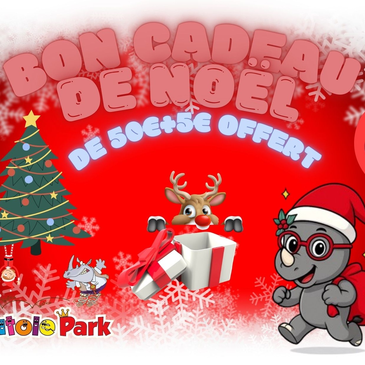 BON CADEAU 50€ + 5€ OFFERT