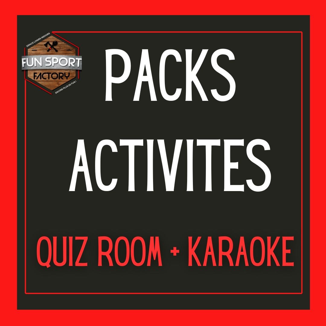 Pack 2 Activités:  QuizRoom + Karaoké Box