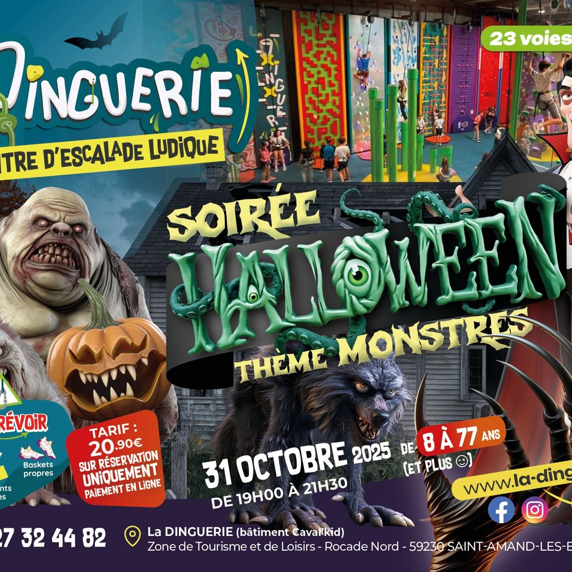SESSION ESCALADE 1H HALLOWEEN