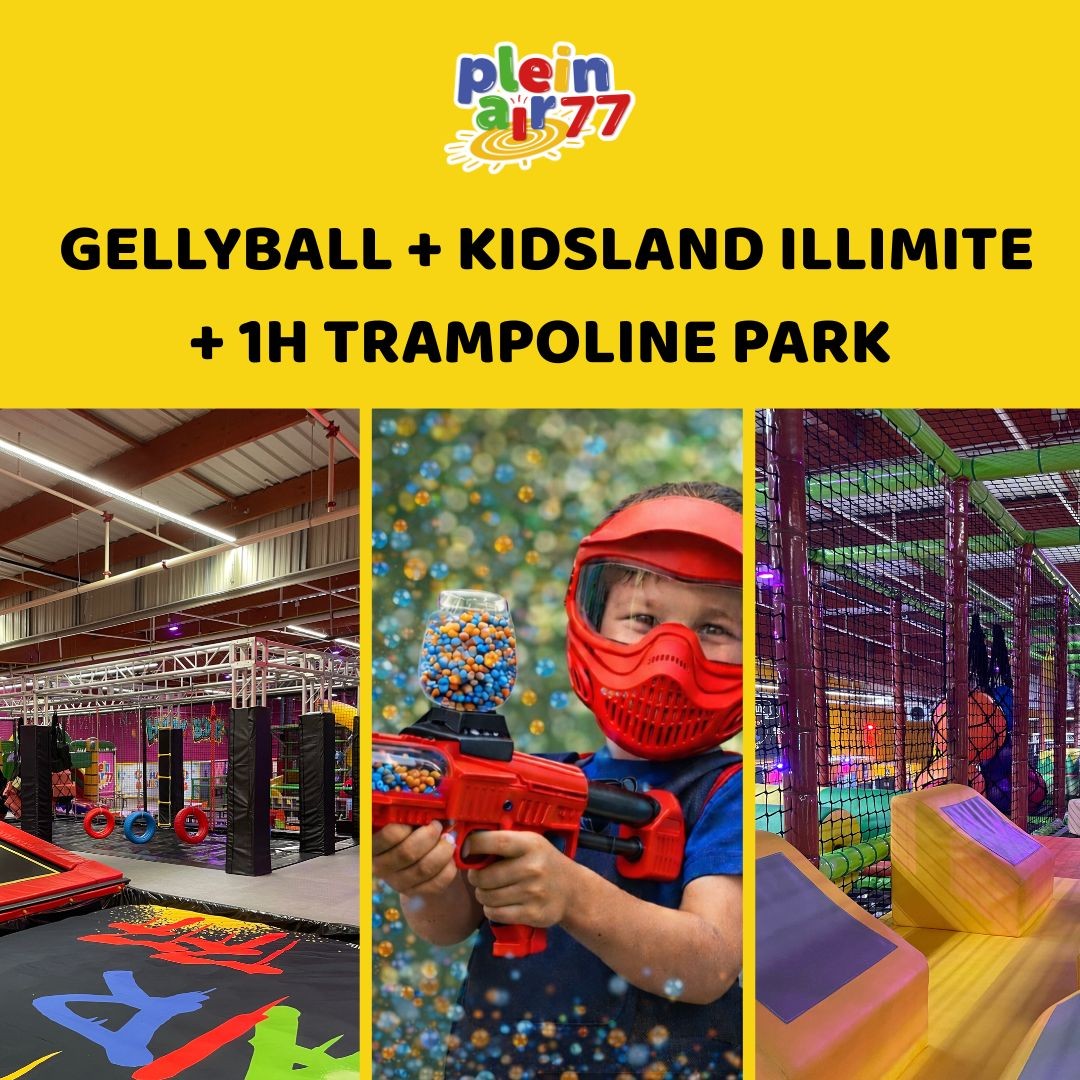 GELLYBALL+ TRAMPO 1H + KIDSLAND