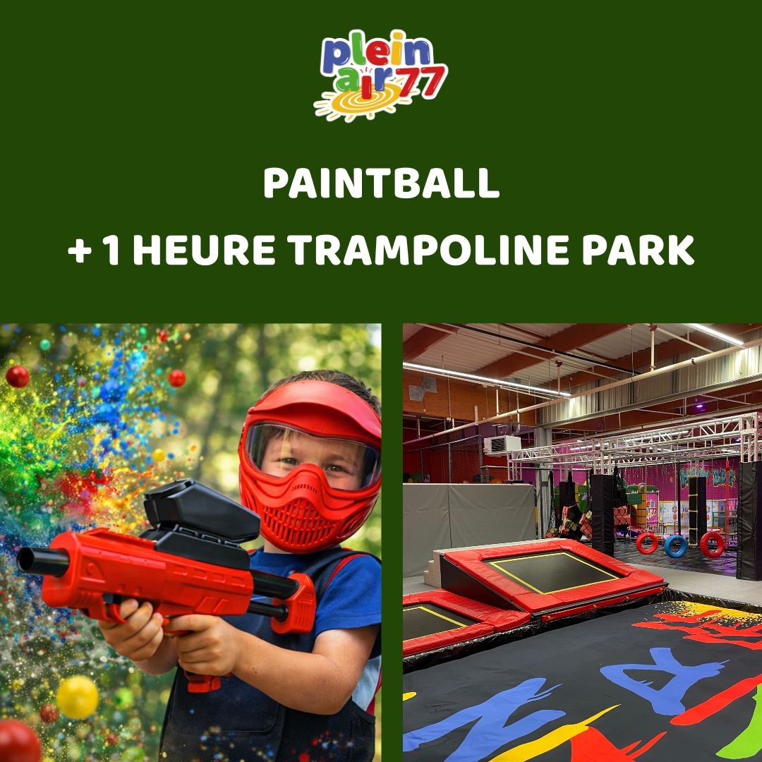 PAINT BALL + TRAMPO 1H