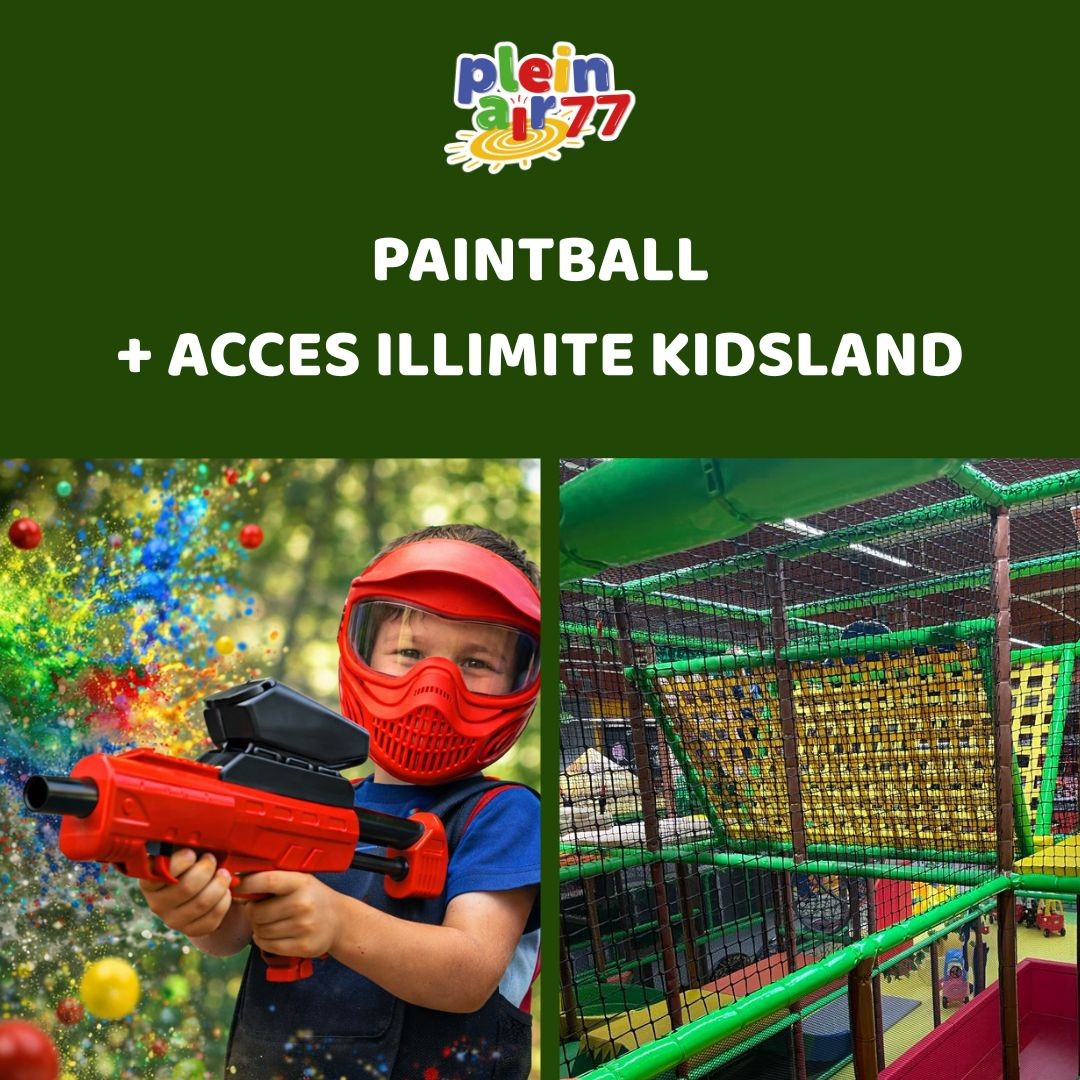 PAINTBALL + KIDSLAND