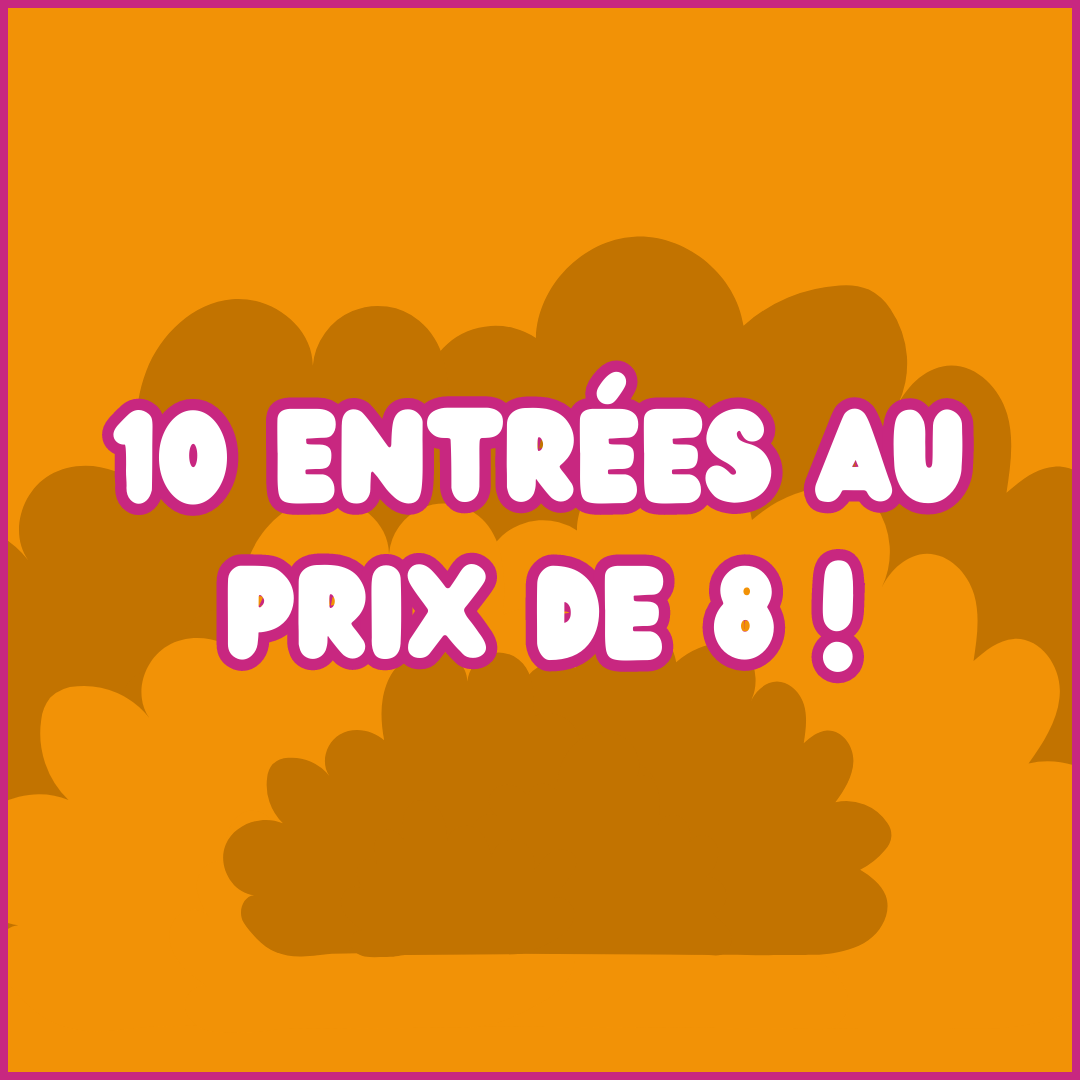 Pass 10 entrées 3-12 ans