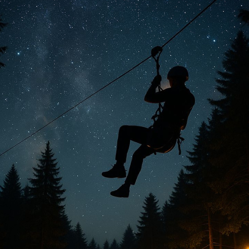 Nocturne accrobranche (-12 ans)
