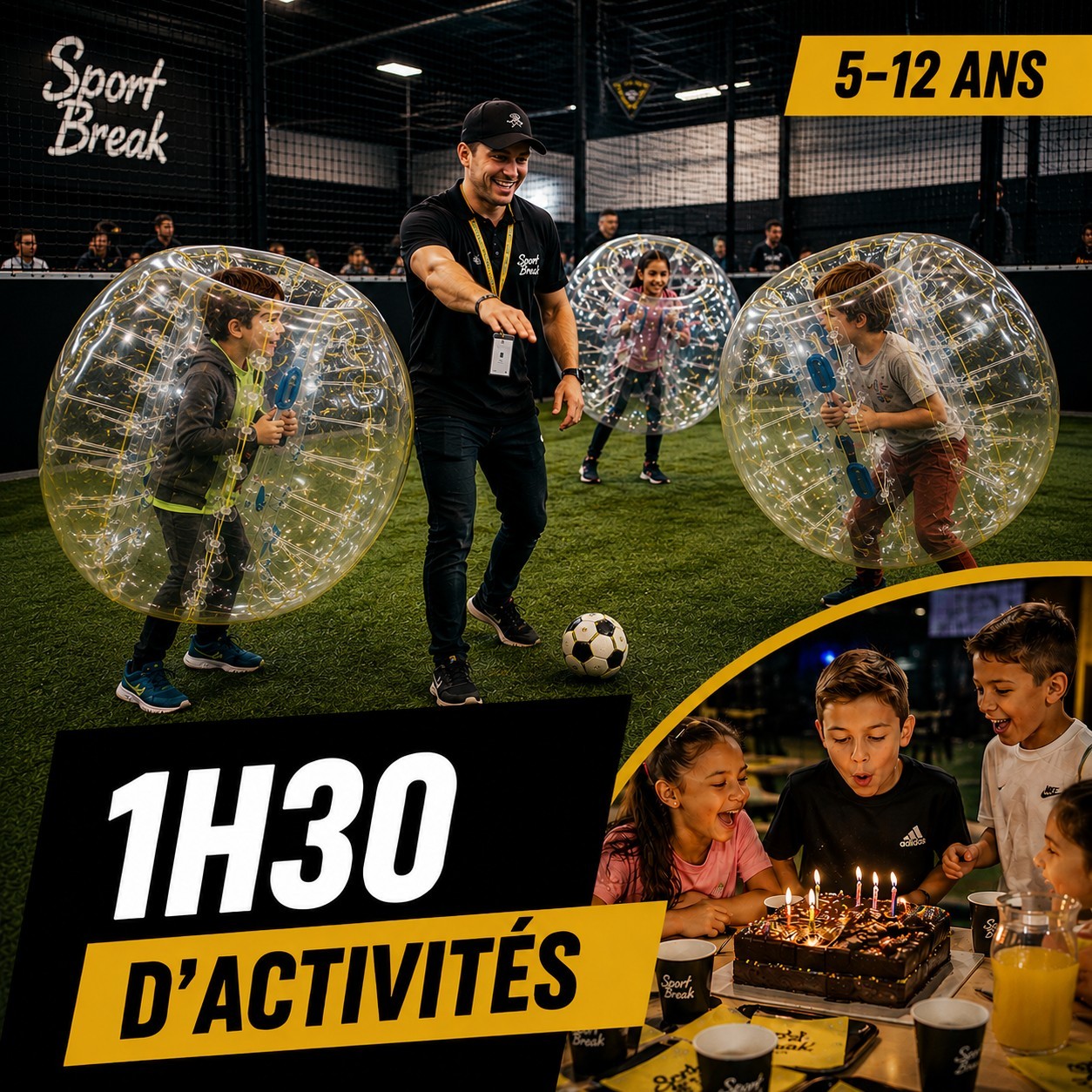 PACK 1H30 d'activités + 30 min de goûter