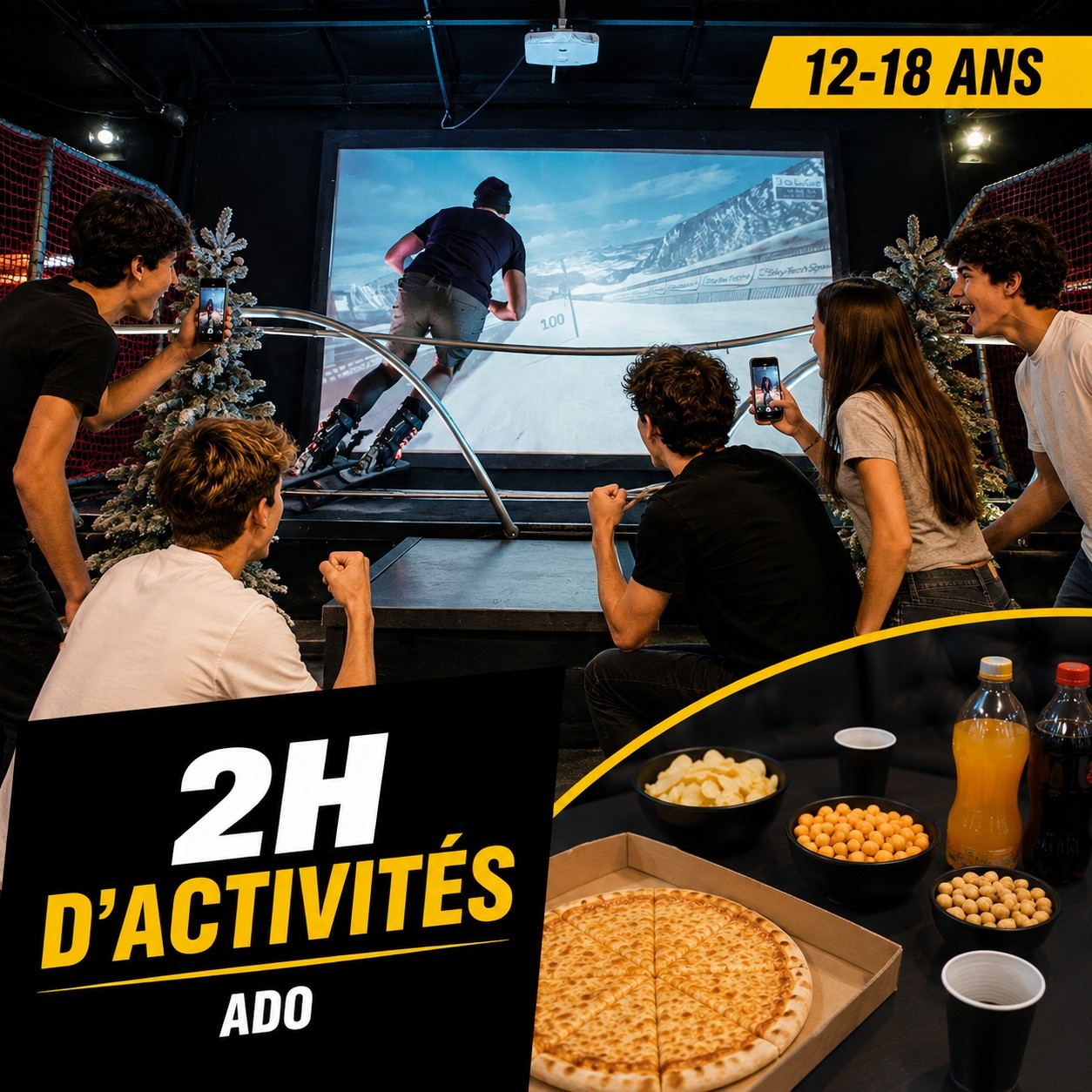 ANNIV ADO 12 ANS+ : 2H D’ACTIVITÉS + GOÛTER SUCRÉ OU SALÉ
