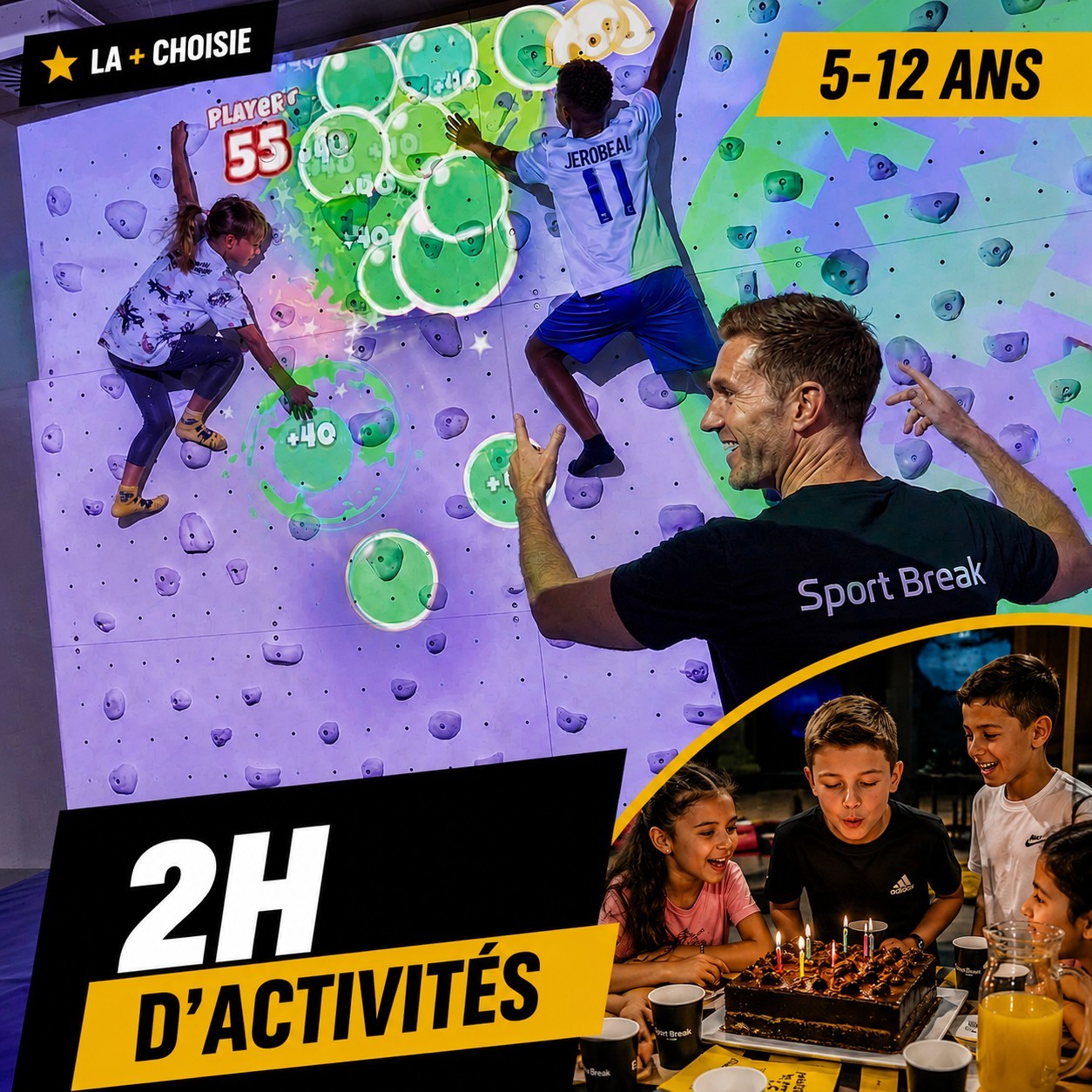 PACK 2H d'activités + 30 min de goûter