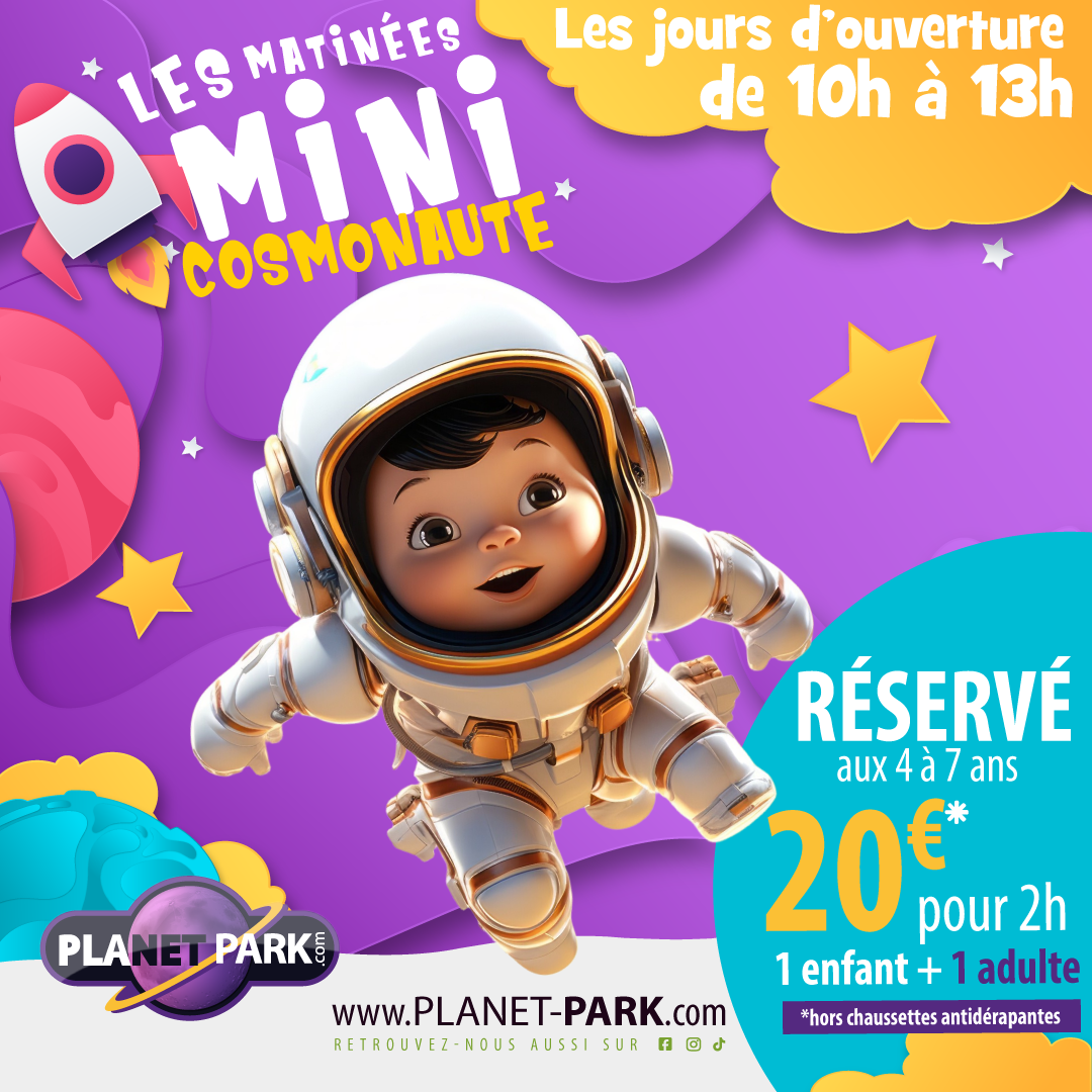 Entrée Mini Cosmonaute - 2h