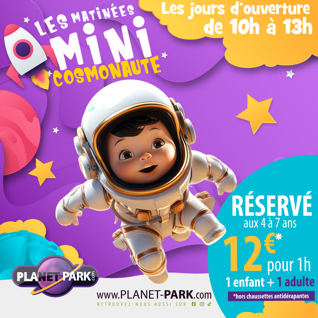 Entrée Mini Cosmonaute - 1h