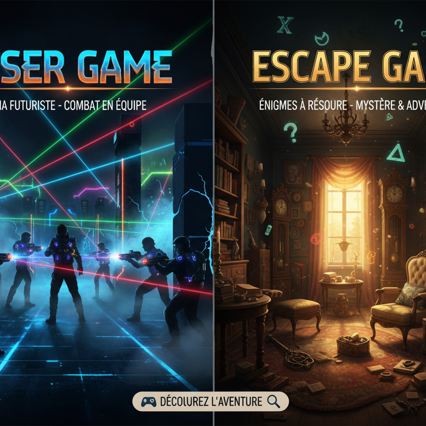 Pack Anniversaire Laser Game/Escape Alice au pays des merveilles