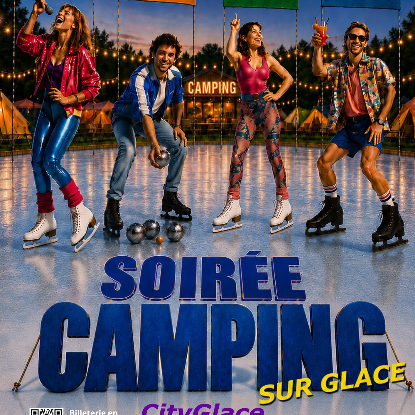 Soirée Camping sur Glace