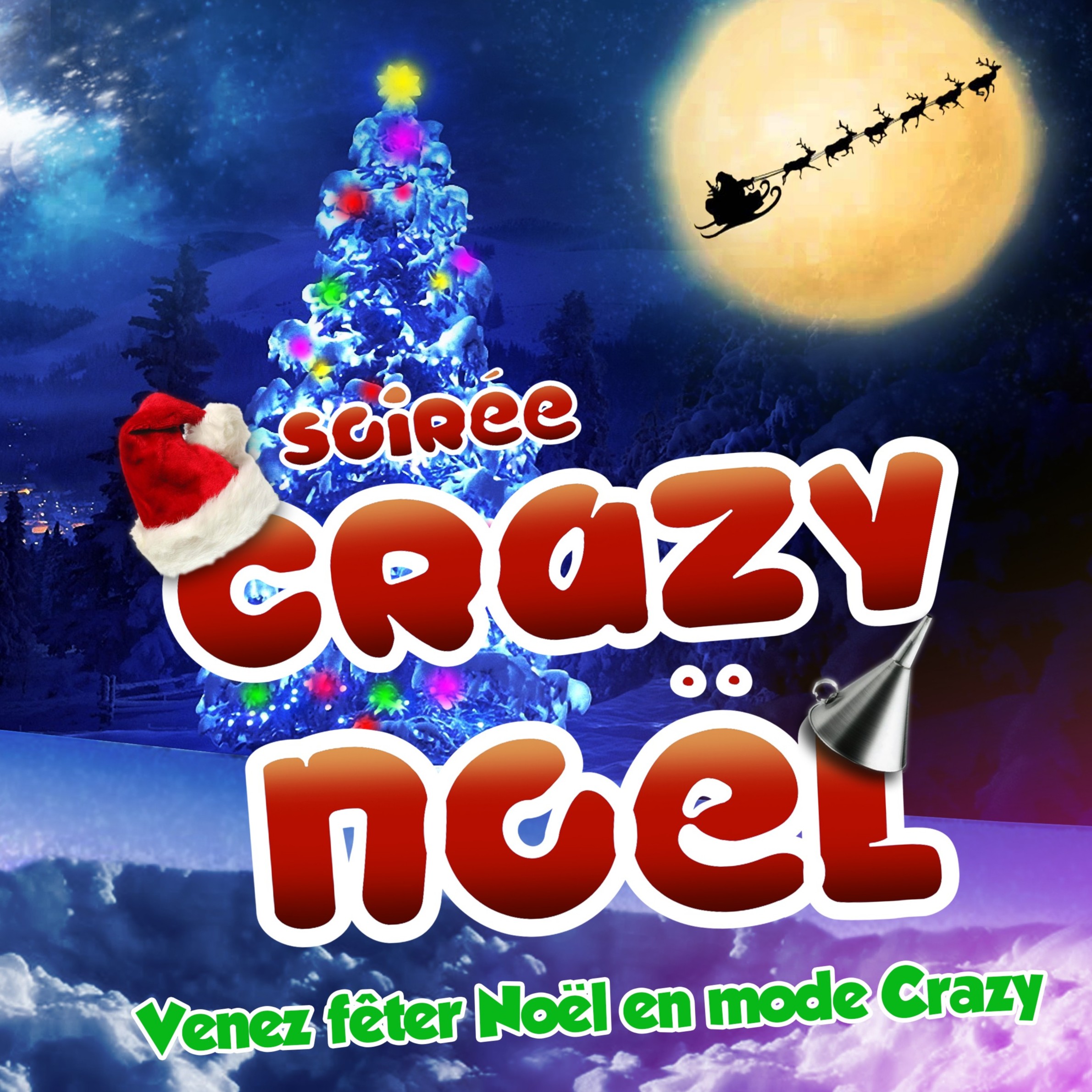 Soirée Crazy Noël  - Entrée avec location patins
