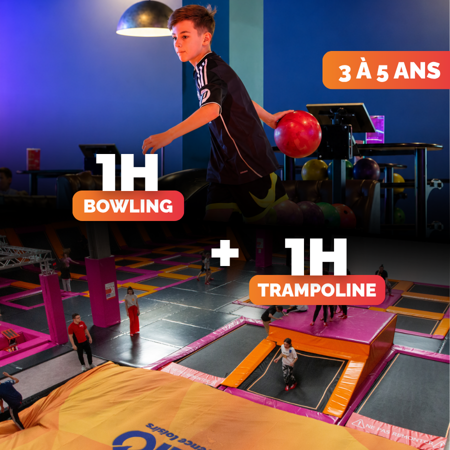 Anniversaire Trampo 1h + Bowling 1h (KIDS)