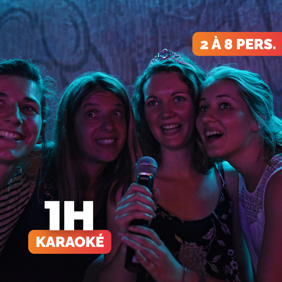 Karaoké box Rosie 2 à 8 pers. 1h