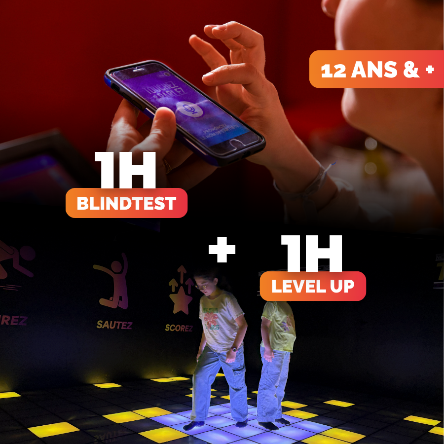 Anniversaire 1h BlindTest + 1 partie Level Up