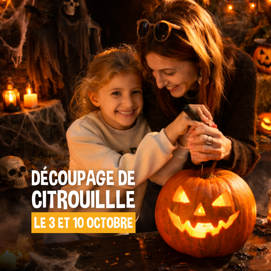 DÉCOUPAGE DE CITROUILLE