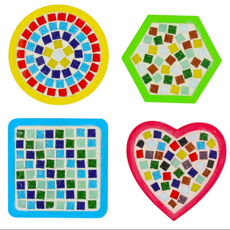 Customise ton dessous de verre en mosaïque