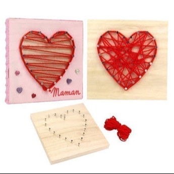 String art coeur