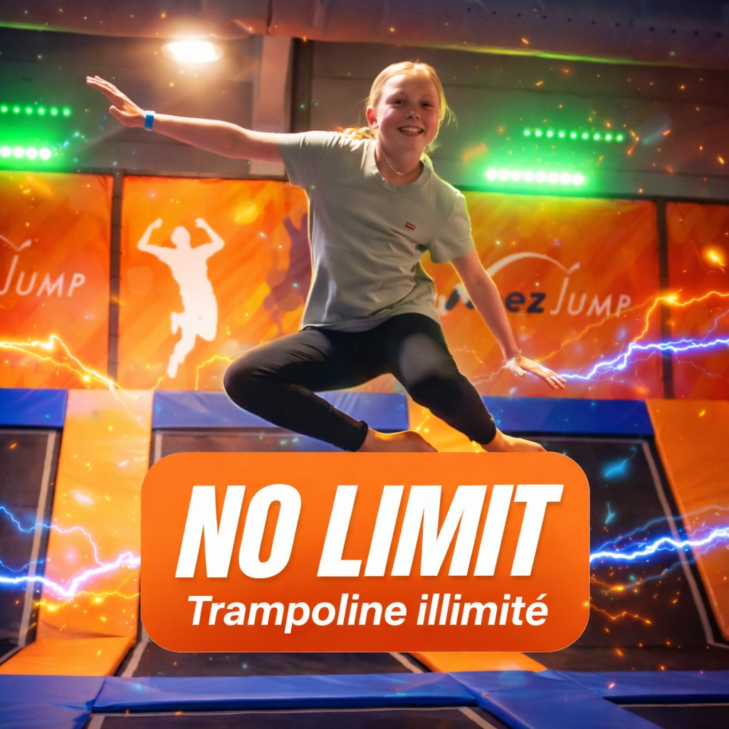 NO LIMIT TRAMPO 18€ lun et mar