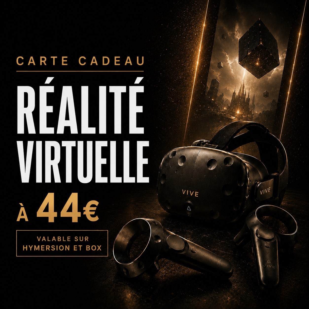 CARTE CADEAU REALITE VIRTUELLE