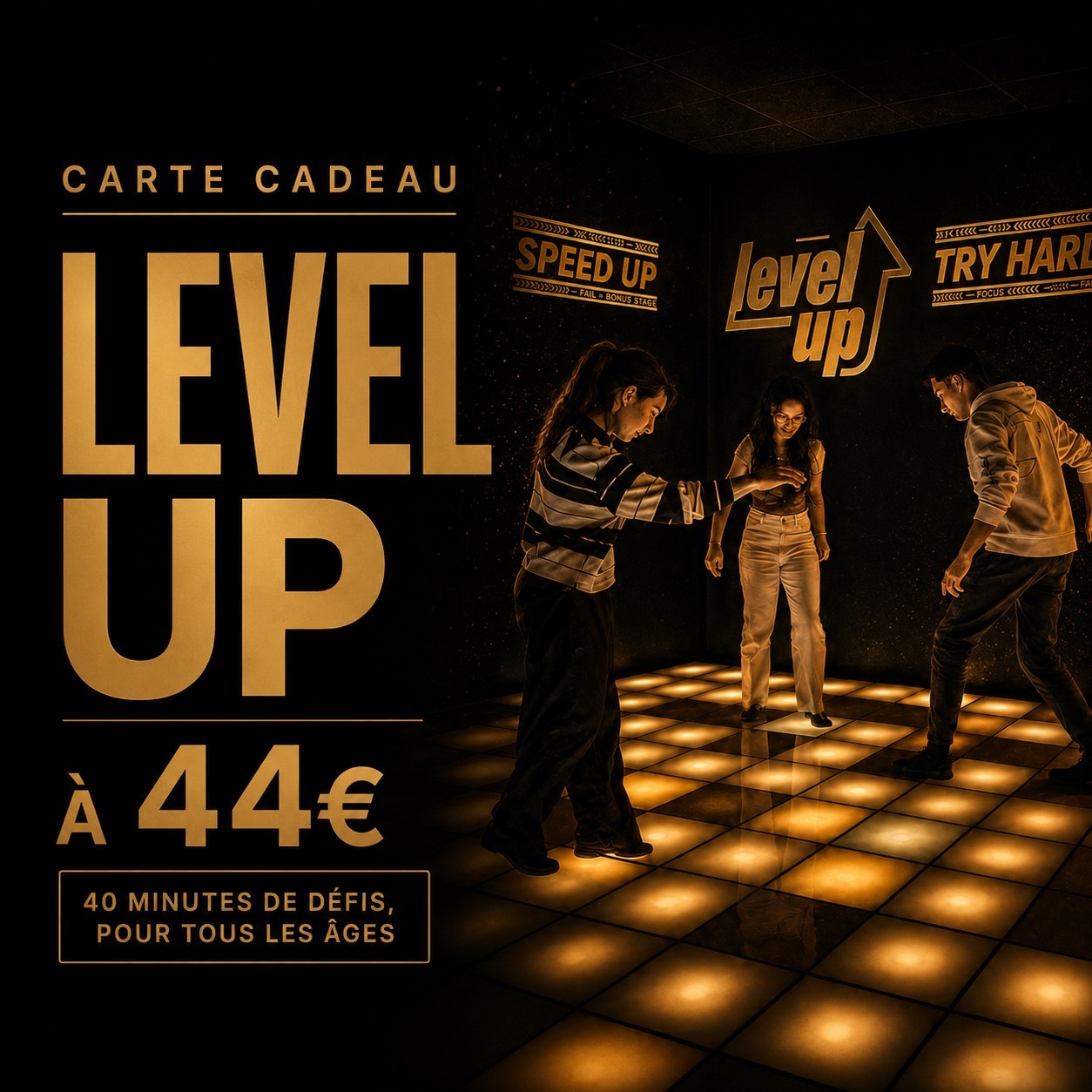 CARTE CADEAU LEVEL UP