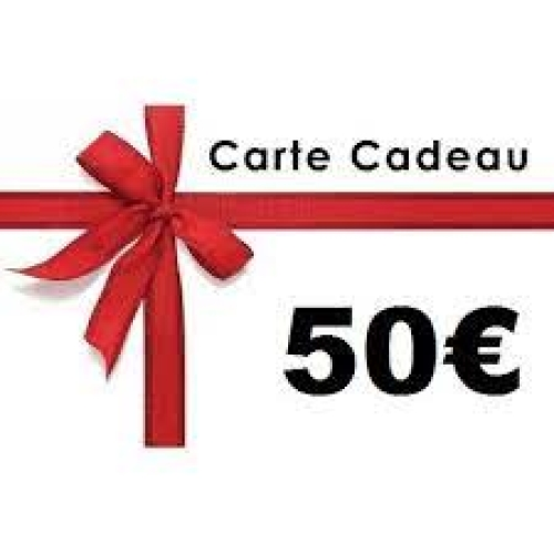 BON CADEAU 50Euros