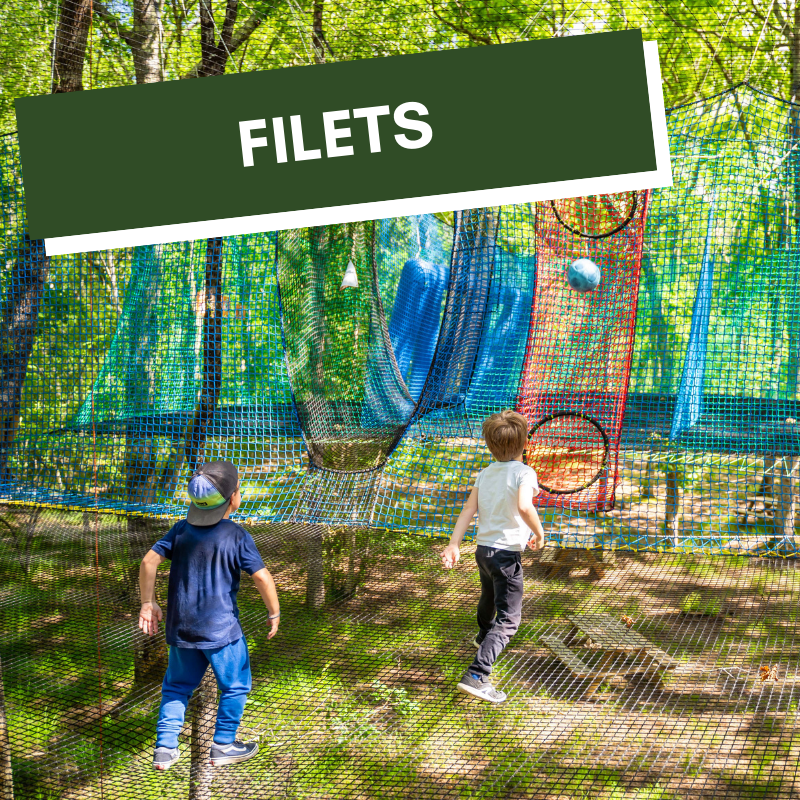 Filets et trampolines