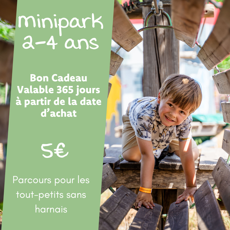 Bon cadeau Minipark (2-4 ans)