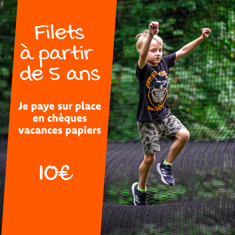 Filets (5 ans et +) - Paiement sur place