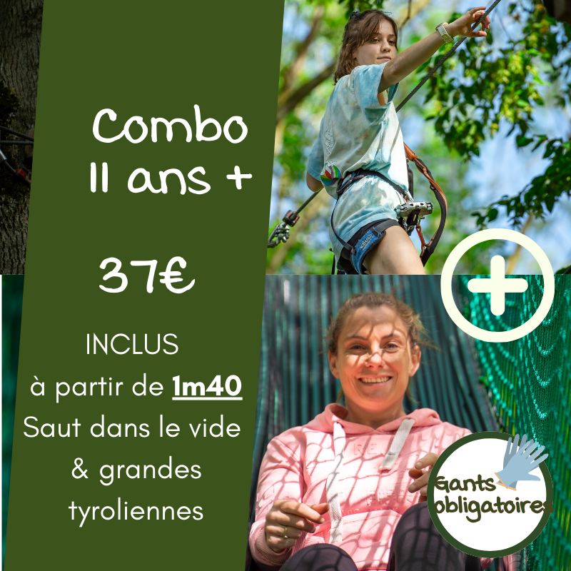 Bon cadeau: Combo Ado/adulte (11 ans et +)