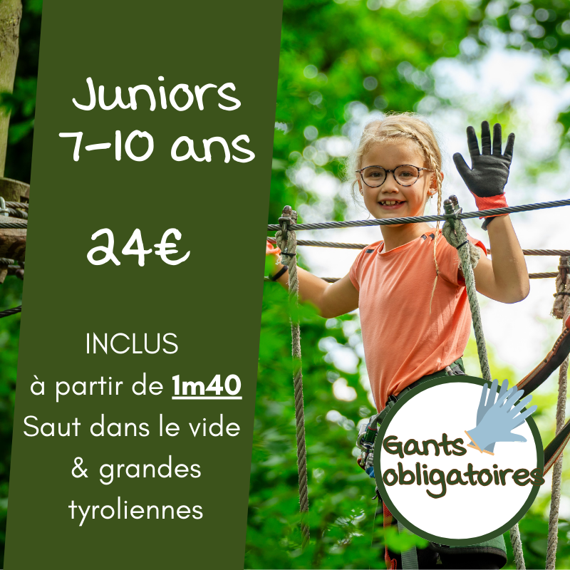 Bon cadeau Junior (7-10 ans)