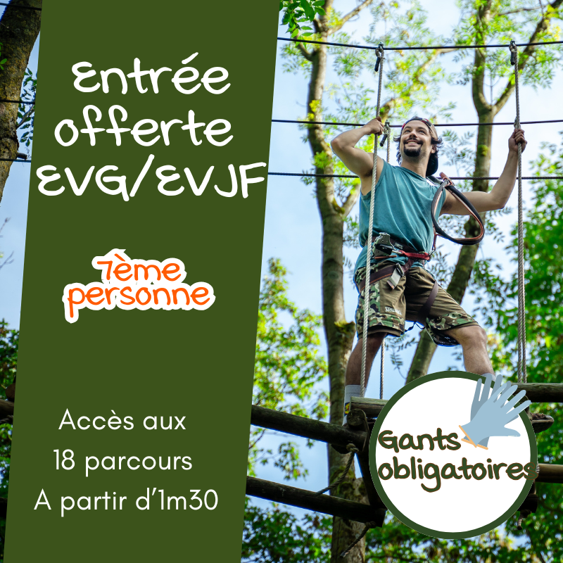 Entrée gratuite 7è personne