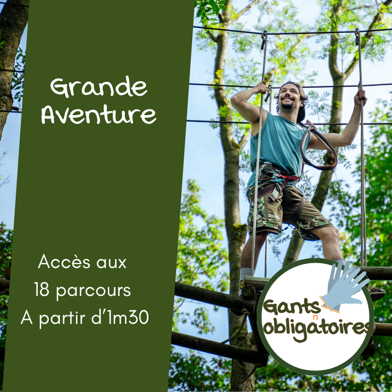 Bon cadeau Grande Aventure