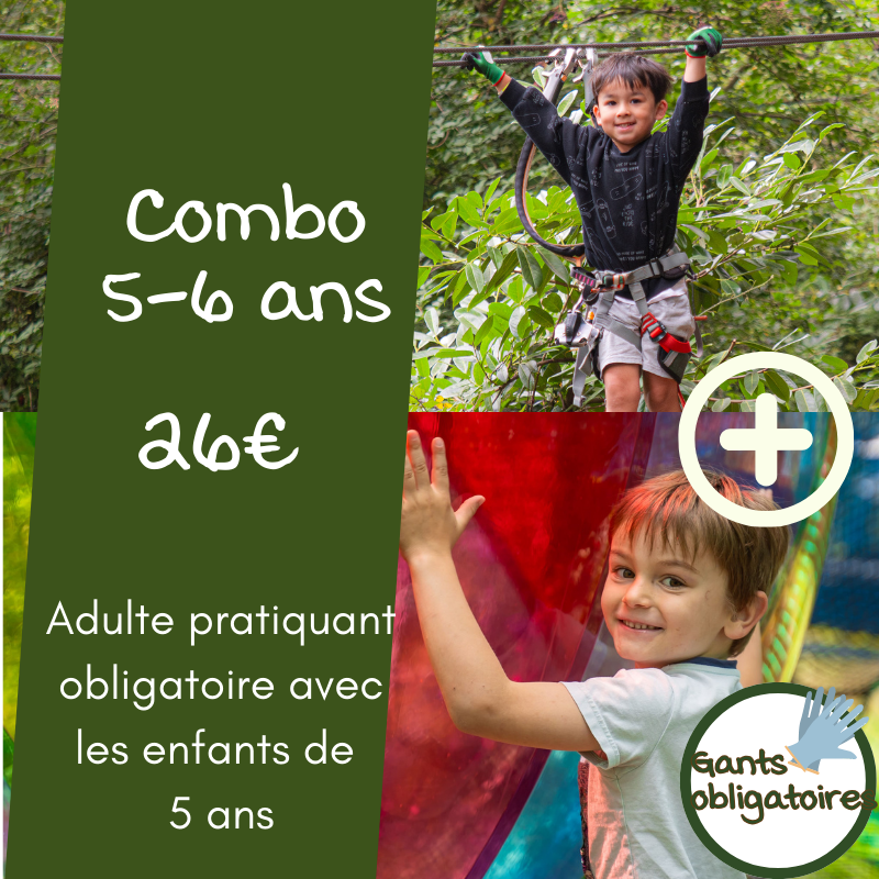 Bon cadeau: Combo Enfant (5-6 ans)