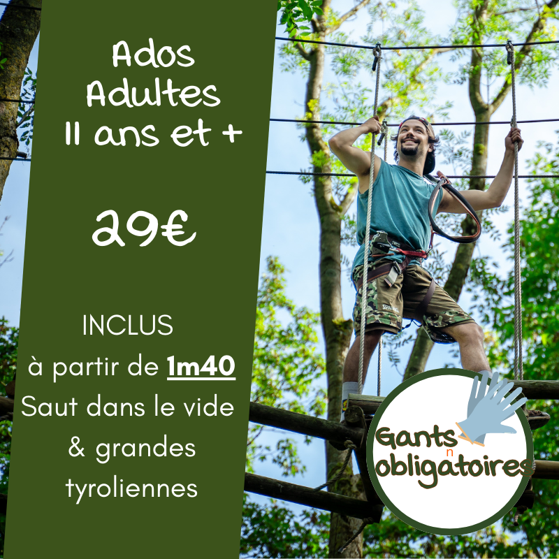 Bon cadeau Ado/adulte (11 ans et +)