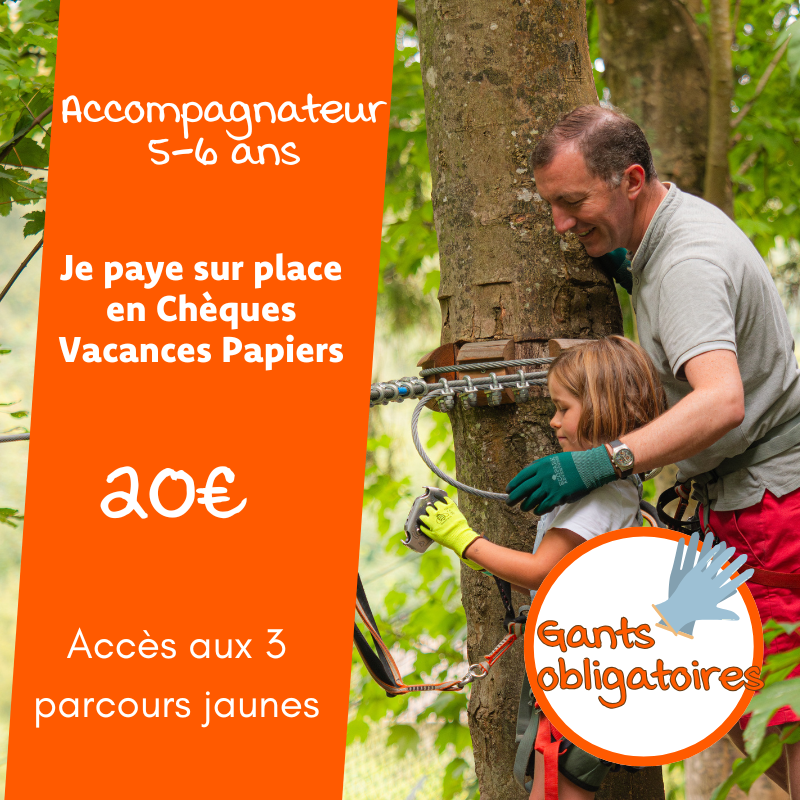 Accompagnateur Enfant 5-6 ans - Paiement sur place