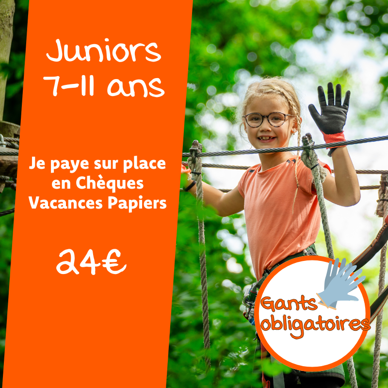 Junior (7-11 ans) - Paiement sur place