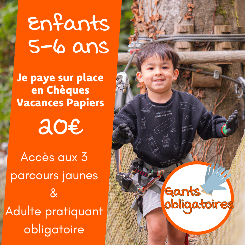 Enfant (5-6 ans) - Paiment sur place