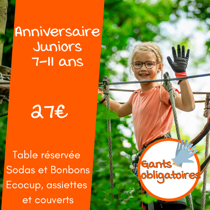 Anniversaire Junior (7-11 ans)