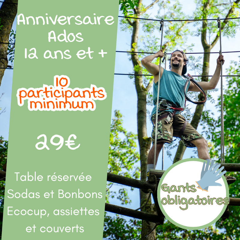 Groupe Ados (12 ans et +) - Anniversaire
