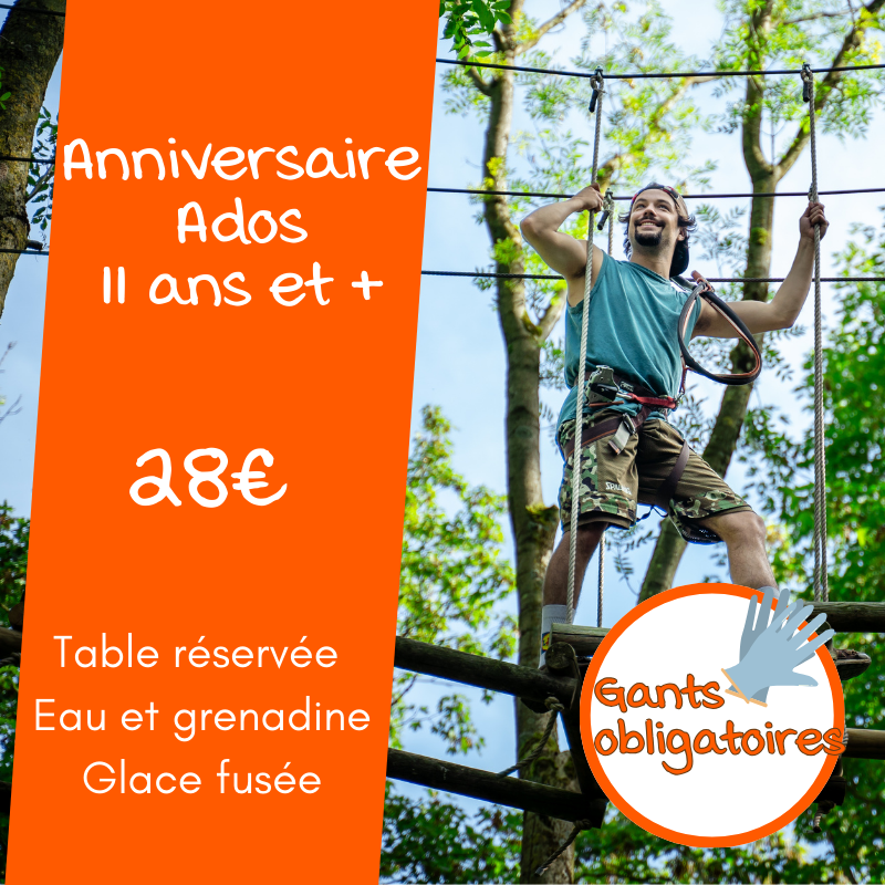Anniversaire Ados (11 ans et +)
