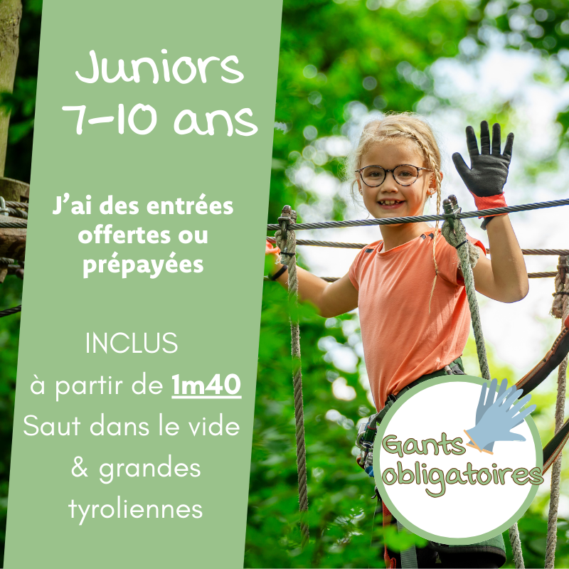 Réservation Junior (7-10 ans)