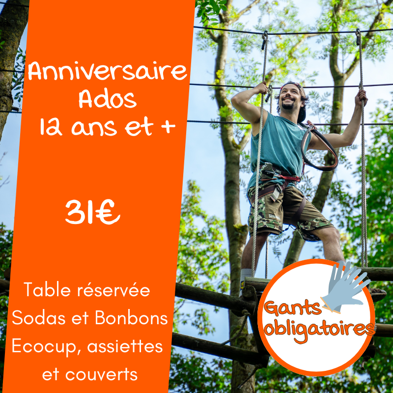 Anniversaire Ado (12 ans et +)