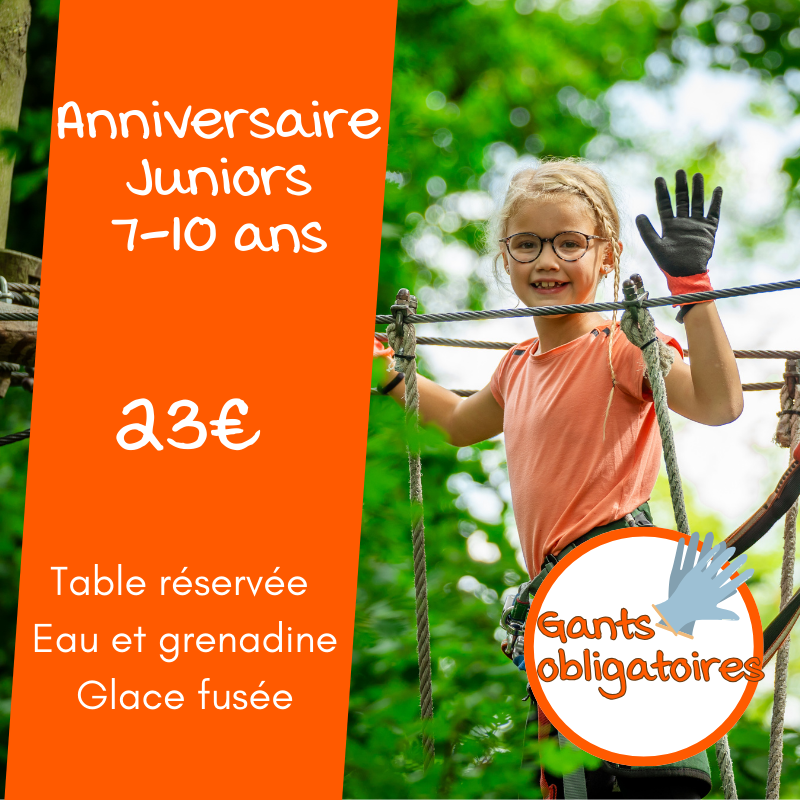 Anniversaire Juniors (7-10 ans)