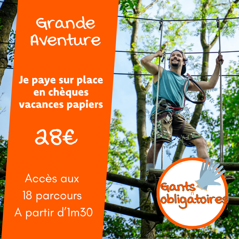 Grande Aventure - Paiement sur place